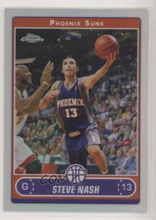 2006-07 Topps Chrome Refractor Steve Nash #60 HOF b8d