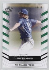2015 Leaf Draft Exclusive Green 8/10 Phil Bickford #37 q3g