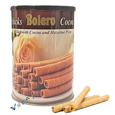 Bolero Cocoa Wafer Sticks 400g Chocolate Filled Wafer Rolls Crispy Sweet Snack