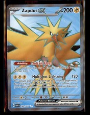 Zapdos ex SV: Scarlet & Violet 151 192/165 Ultra Rare NM on eBay