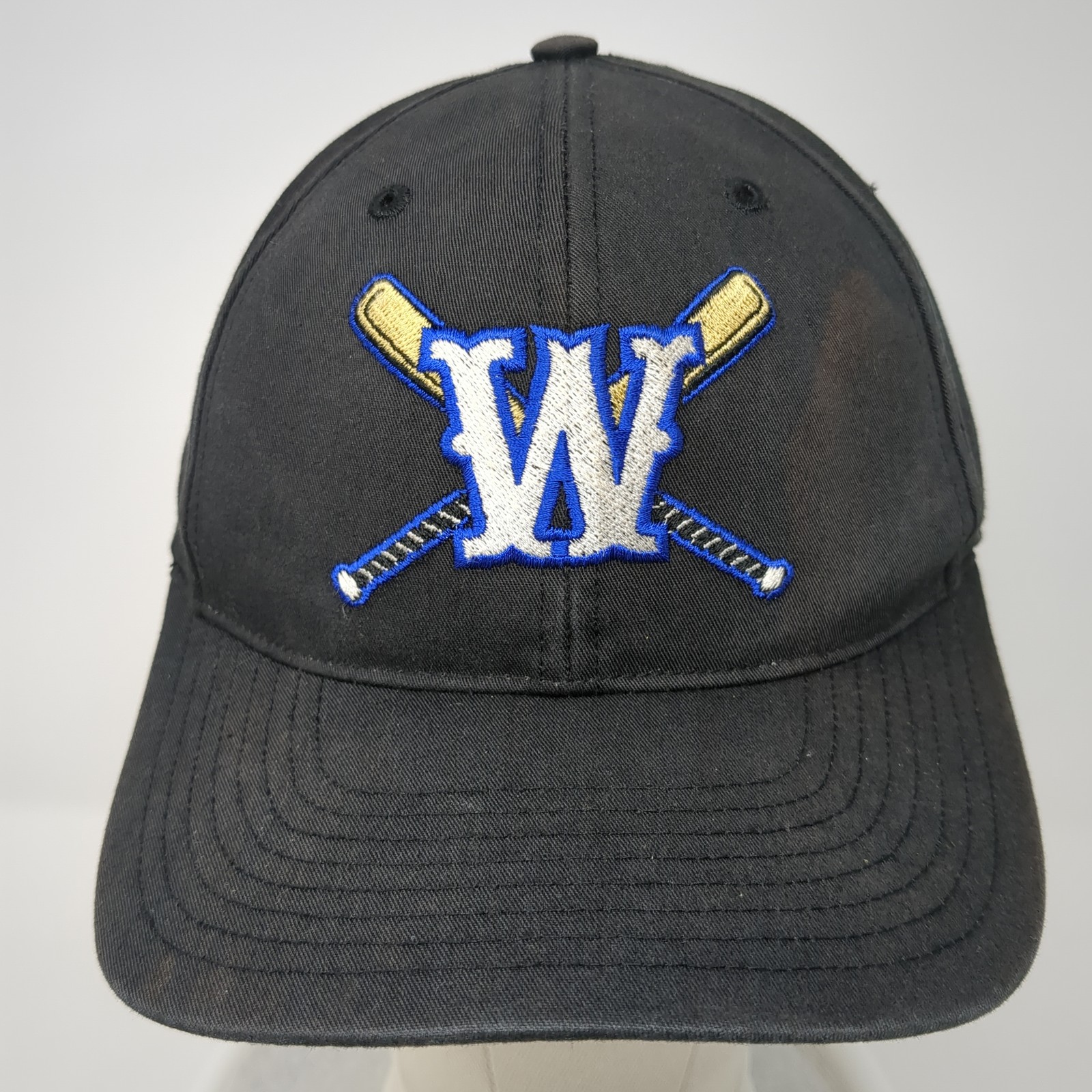 Richardson Strapback Baseball Cap Black Small Adj… - image 2