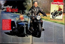 Oldtimer Markt 2323) Zündapp K 800 Gespann mit 22 PS in einer seltenen Vorstellu