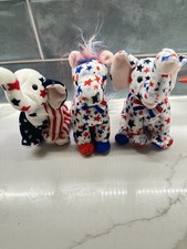2004 Ty Beanie Babies Lefty And 2 Righties. 8  