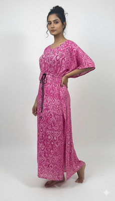 Kaftan Dress Beach Cover Boho Gown Hippie  Women Plus Size Kaftan SD040