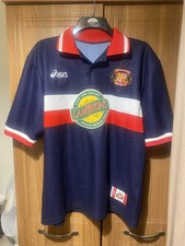 ORIGINAL 1998/99 ASICS SUNDERLAND AWAY LAMBTONS SHIRT READ DESCRIPTION 