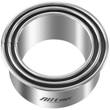 ALLTOP Circle Biscuit Cutter Set  Stainless Steel Baking Supplies for Effo