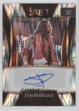 2022 Panini Select WWE Signature Selections Flash Prizm James Drake Auto 0i1b