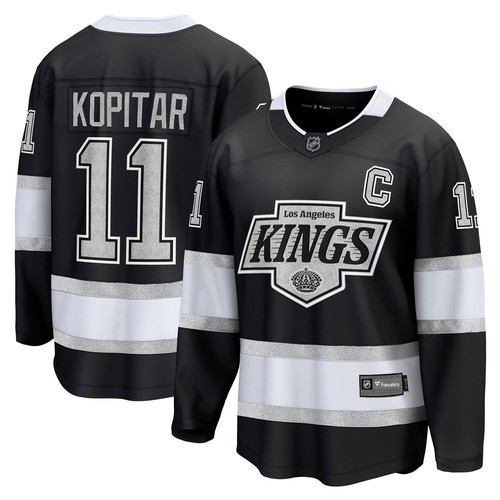 Men's Fanatics Anze Kopitar Black Los Angeles Kings Home Premier Breakaway