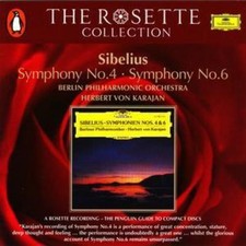 Jean Sibelius : Symphonies Nos. 4 and 6 (Von Karajan, Berlin Po) CD (2004)