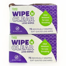 Flent's Wipe 'n Clear Lens Wipe, 150 Soft-Quilted Lens Wipes
