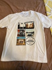 Jonas Brothers 'Five Albums, One Night' Concert White T-shirt, size M