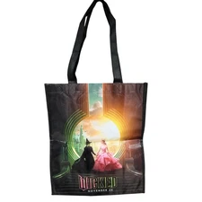 Wicked 2024 Paramount Pictures Vinyl Tote Bag Elphaba Glinda Movie Promo Bag