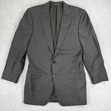Ermenegildo Zegna Blazer Sport Coat Mens 40L Gray Wool Su Misura Switzerland