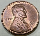 1953 D Lincoln Cent Wheat Penny 5923N