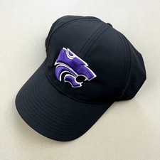 Nike Kansas State Wildcats Hat Cap Strapback Black University College Adjustable