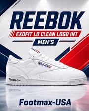 Reebok Exofit Lo Clean Logo Int. - 100000169 - White / Royal Men's 