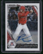 2021 Panini Prizm Draft Ryan Holgate #PDP70 White Donut Circle Auto /50