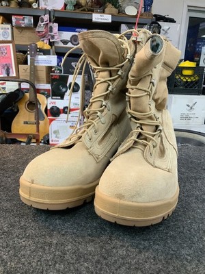 Wellco BOOTS, MILITARY ACB-HW FLAME RESISTANT TAN Size 9 W