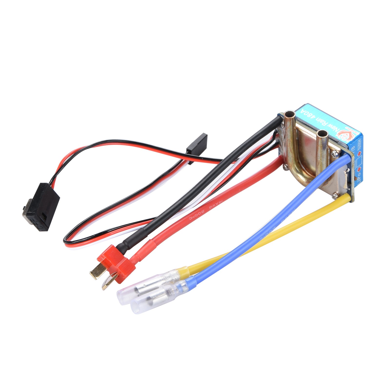 Waterproof 480A Brushed ESC for 550 775 Motor RC Car Boat 2-4S 5V/3A