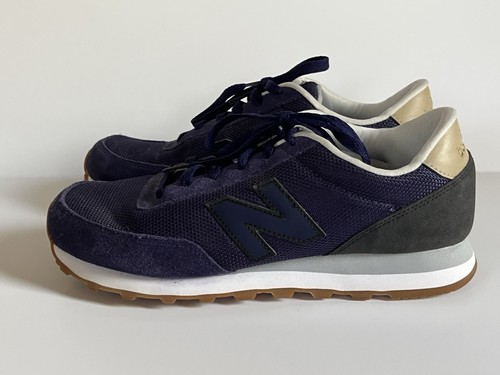 New Balance 501 Classics Blue Men's Size 8 Suede Mesh Running Shoes Sneaker - Picture 3 of 9