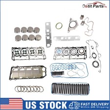Engine Pistons Full Gasket Set For 05-06 Chrysler Dodge Jeep 5.7l Vin 2 H Engine Pistons Full Gasket Set For 05-06 Chrysler Dodge Jeep 5.7l Vin 2 H