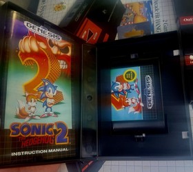 Sega Master System Console Complete In Box CIB - Tested & Works With 5 Games