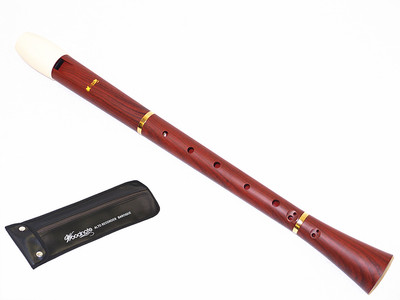 New Style / Pro. Wood Grain & Ivory White Alto Recorder-Baroque Fingering