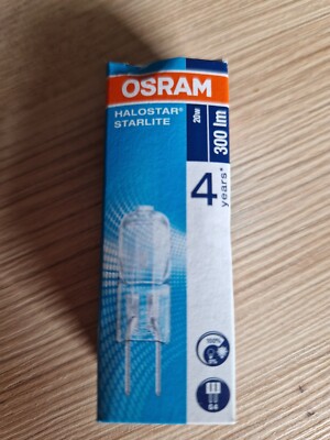 Osram Halostar 64425  20W  12V 2800K G4  300lm  ''NEU''