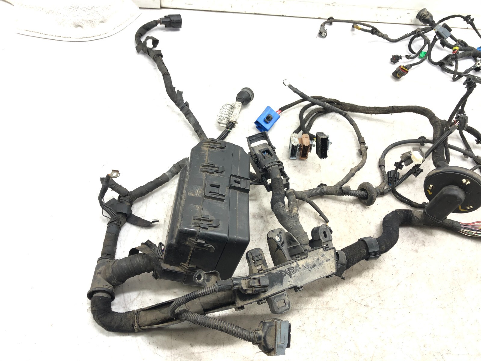 2014-2019 MASERATI GHIBLI 3.0L V6 ENGINE BAY WIRING HARNESS OEM #DAMAGED.