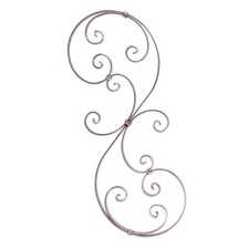 Pannello in ferro battuto per recinzione scala decoro per scale art. 05.437.01