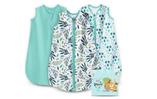 Cute Castle Baby Sleep Sack 0-6 Months - Lightweight 100 Months, Green