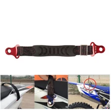 Motorcycle Rescue Pull Belt Sling Lift Belt Rear Holding Strap Tow Rope Tie Down