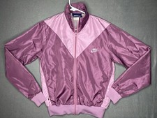 Vintage Nike Blue Label Windbreaker Jacket Woman  s Medium Purple Pink Track