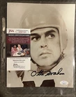 Otto Graham signed JSA COA 8x10 NFL HOF Cleveland browns