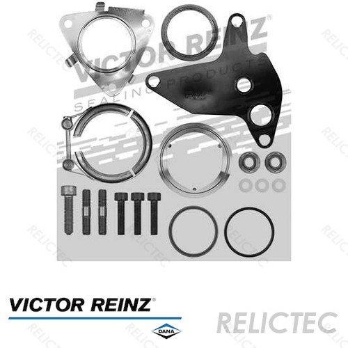 Turbocharger Mounting Gasket Kit VW:TRANSPORTER V T5,MULTIVAN V 5 - 第 1/2 張圖片