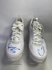 Carl Landry #14 Houston Rockets Basketball Shoe Sz 15 Nike Blue Chip Low - 33627