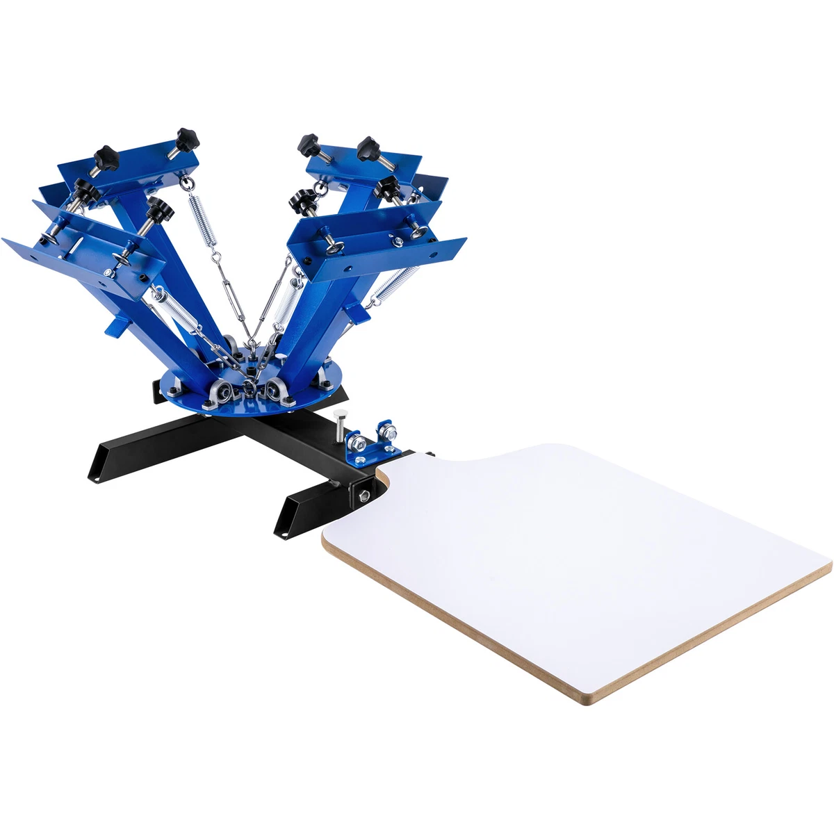 4 Color 1 Station Silk Screen Printing Machine T-Shirt Press