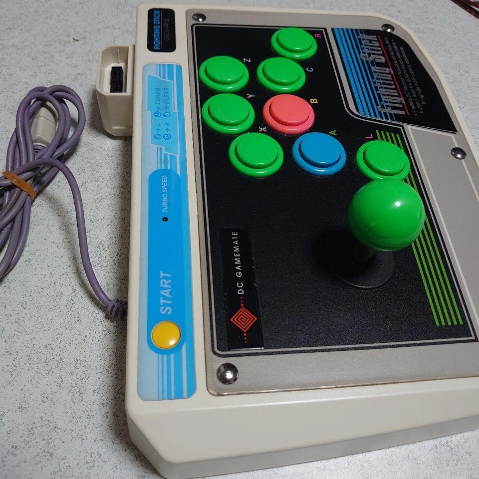 Controlador de juego usado Dreamcast Dream Cast Fighting Stick DSCV-9913 DC GAMEMATE Foto 2 de 3
