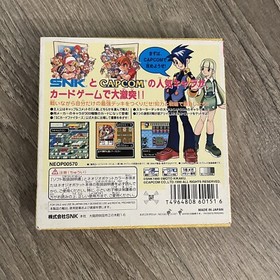 NeoGeo Pocket Color Cartridge Card Fighter Clash SNK VS CapCom Japanese Version