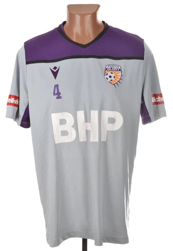 PERTH GLORY 2010'S FOOTBALL TRAINING SHIRT SIZE XXL ADULT PLAYER ISSUE #4