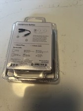 Genuine Belkin Headphone Splitter w/ 3.5mm Plug  Jack - New