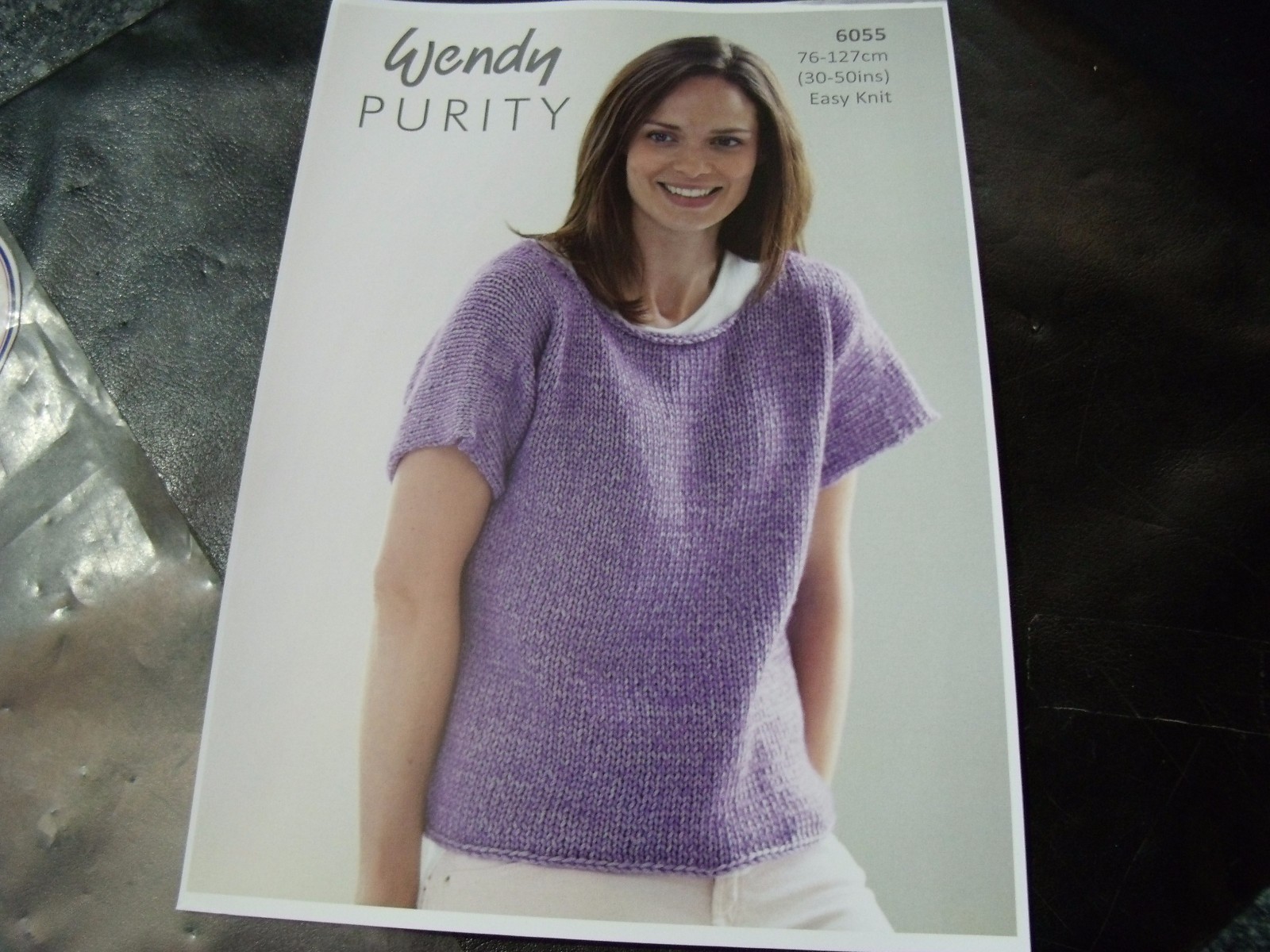 Wendy Purity Easy Knit Tee Top Pattern 6055