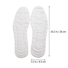 5 Pairs Barefoot Insoles for Men Breathable Men's and Women