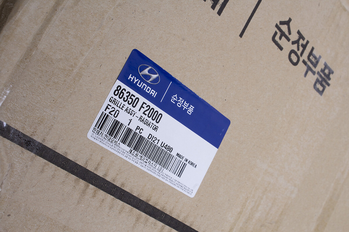 2017-18 Hyundai Elantra Sedan Front Exterior 86350F2000 Grille OEM