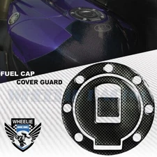 CARBON BLACK GAS TANK FUEL CAP COVER PROTECTION GUARD 98-99 R1/R6 YZF/FZR/FJ