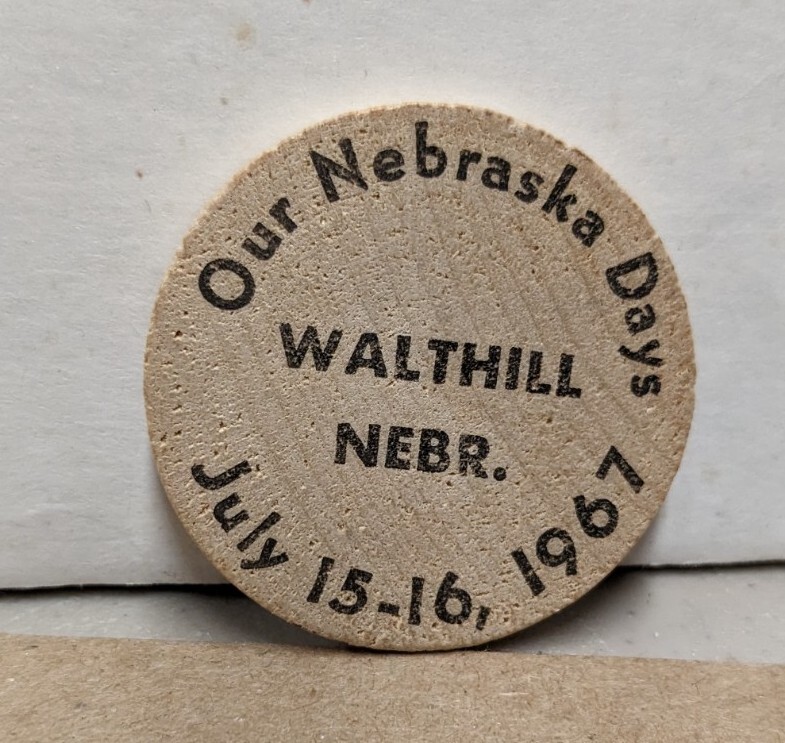 1967 Our Nebraska Days Walthill Nebraska NE Nebraska Centennial Wooden