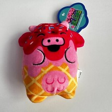 New Cows VS Aliens 022 22 Rainmoo Cow Rainbow Colors New Unboxed 4" Plush Toy