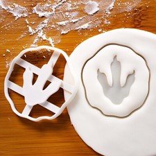 T-Rex Footprint Fossil Cookie Cutter - Tyrannosaurus Rex dinosaur Jurassic party