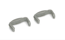 x2 GENUINE BLANCO DISHWASHER FRONT BASKET RAIL END CAPS SET OF x2 DWF4X