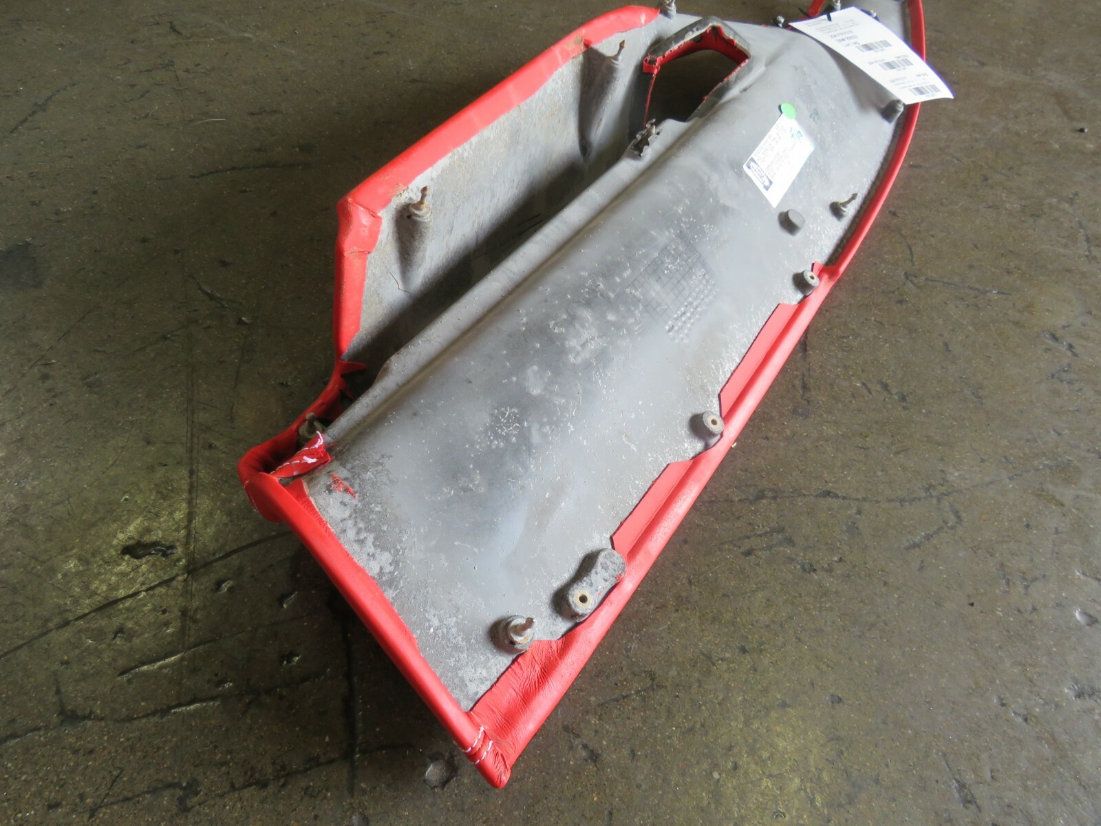Ferrari 488, LH, Left, Front Door Panel Insert, Red, Used, Dmg, P/N 86915700